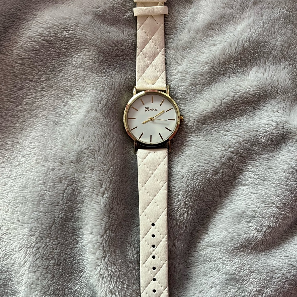 White Genova watch
